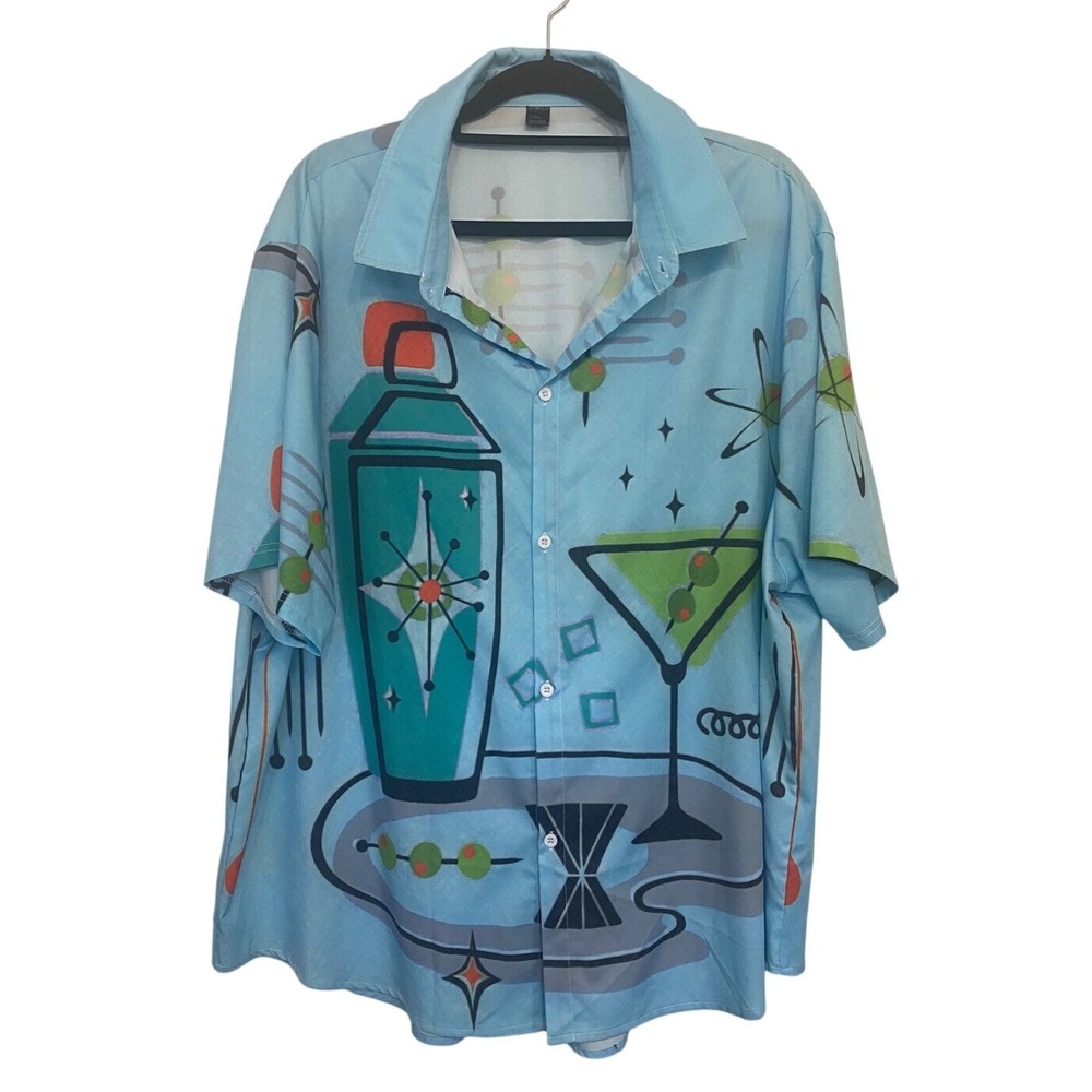 Martini‎ Men's Hawaiian Shirt size 3XL